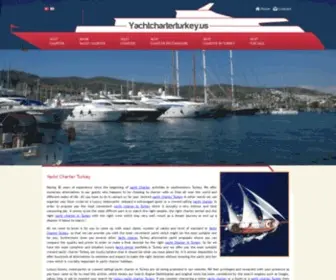 Yachtcharterturkey.us(Yacht Charter Turkey) Screenshot