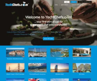 Yachtchefs.com(Yacht Chefs) Screenshot