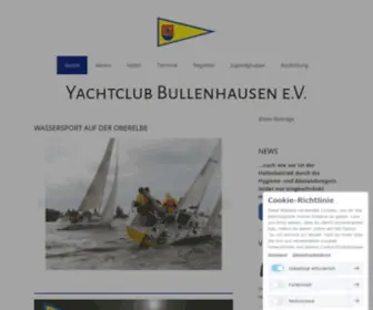 Yachtclub-Bullenhausen.de(Wassersport auf der Oberelbe) Screenshot