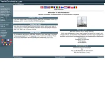 Yachtdatabase.com(Introduction) Screenshot