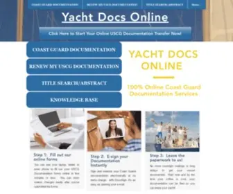 Yachtdocsonline.com(Yacht Docs Online) Screenshot