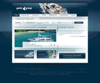 Yachtgroup.cz(Pronájem charter lodí plachetnic) Screenshot