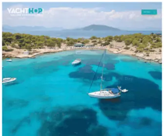 Yachthop.gr(Day Cruises and Private Sailing Tours in Greece) Screenshot