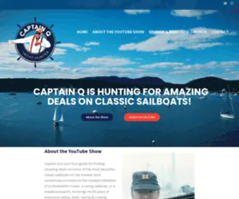 Yachthunting.com(Captain Q hunts down amazing deals on classic sailboats) Screenshot