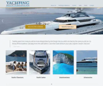 Yachting-Mediterranean.com(Yachting Mediterranean) Screenshot