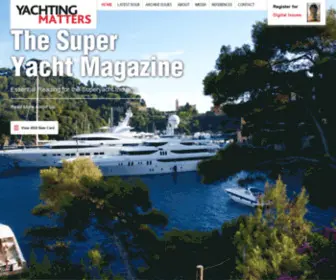 Yachtingmatters.com(The Super Yacht Magazine) Screenshot