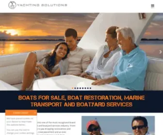 Yachtingsolutions.com(Yacht Sales & Broker) Screenshot