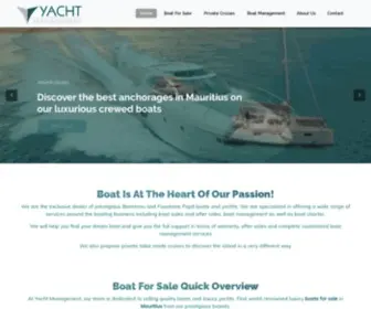 Yachtmauritius.com(Yacht Management) Screenshot