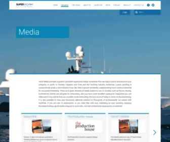 Yachtmedia.com(Super Yacht Media) Screenshot