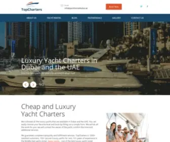 Yachtrentaldubai.ae(Yacht Rental Dubai) Screenshot