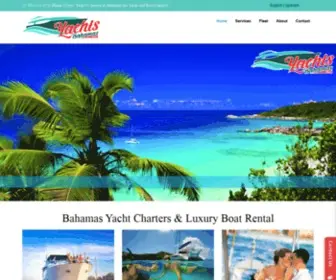 Yachtsbahamas.com(Yachts Bahamas) Screenshot