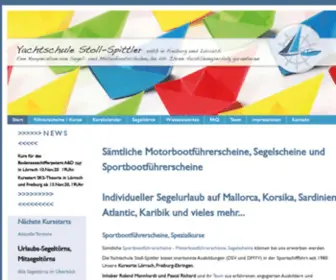 Yachtschule-Spittler.de(Sämtliche Motorbootführerscheine) Screenshot