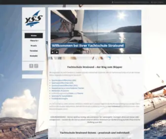 Yachtschule-Stralsund.de(Yachtschule Stralsund) Screenshot