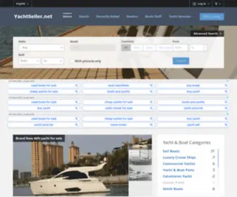 Yachtseller.net(New and Used Yachts) Screenshot