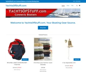 Yachtsofstuff.com(Connects Boaters to Boat Parts and Marine Accessories) Screenshot