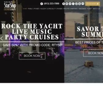 Yachtstarship.com(Tampa Bay And Clearwater Premier Cruises) Screenshot