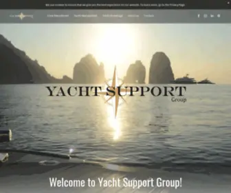 Yachtsupportgroup.com(Yacht Management) Screenshot