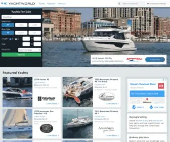 Yachtworldcharters.com Screenshot
