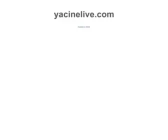 Yacinelive.com(This is a default index page for a new domain) Screenshot