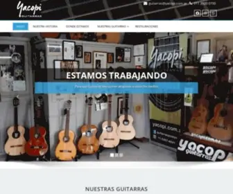 Yacopi.com.ar(Guitarras Yacopi) Screenshot