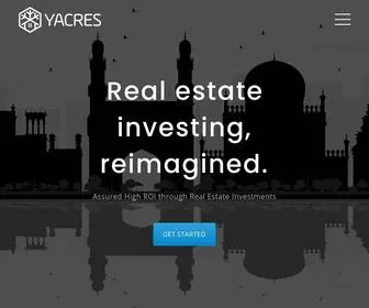 Yacres.com(Real Estate Investment Management) Screenshot