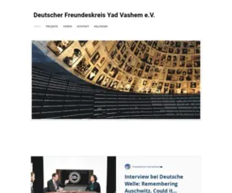 Yad-Vashem.de(Remembrance) Screenshot