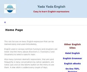 Yadayadaenglish.com(Yada Yada English) Screenshot