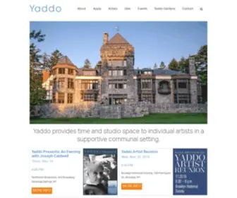 Yaddo.org(Home) Screenshot