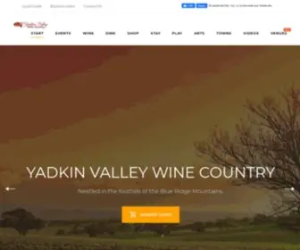 Yadkinvalleywinecountry.com(Yadkin Valley Wine Country) Screenshot