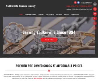 Yadkinvillepawnjewelry.com(Pawn Shop) Screenshot