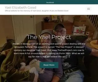 Yaelgood.com(Official website for the memory of Yael Good) Screenshot