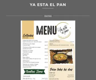 Yaestaelpan.com(Ya esta el pan) Screenshot