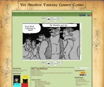 Yafgc.net(Yet Another Fantasy Gamer Comic) Screenshot