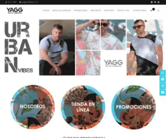 Yagg.com.co(Ropa masculina) Screenshot