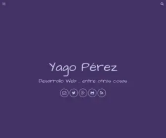 Yagoperez.com(Desarrollo Web) Screenshot