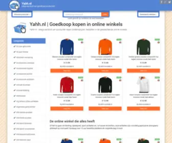 Yahh.nl(Goedkoop kopen in online winkels) Screenshot