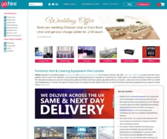 Yahire.com(Furniture Hire London) Screenshot