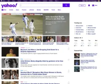 Yahoo.in(Yahoo Search) Screenshot