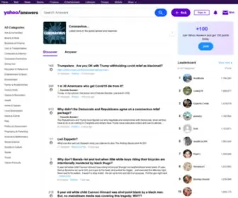 Yahooanswers.com(Mail, Weather, Search, Politics, News, Finance, Sports & Videos) Screenshot