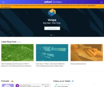 Yahooapis.com(Developer Network) Screenshot