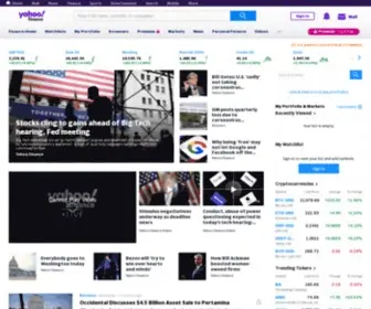 Yahoofinance.com Screenshot