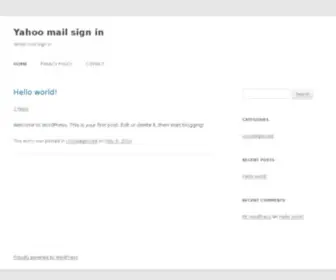 Yahoomailsignin.org(Yahoo) Screenshot