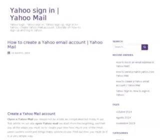 Yahoosignin.net(Yahoo Mail) Screenshot