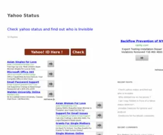 Yahoostatus.org(Invisible Detector) Screenshot
