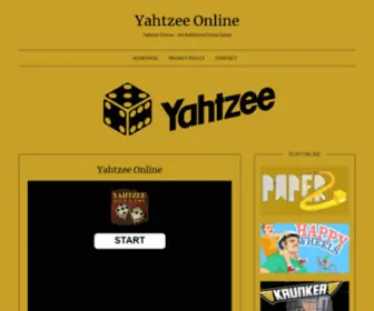 Yahtzeeonline.live(Play Yahtzee Online) Screenshot