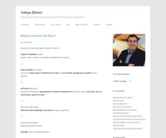 Yahyaekinci.com(Yahya Ekinci) Screenshot