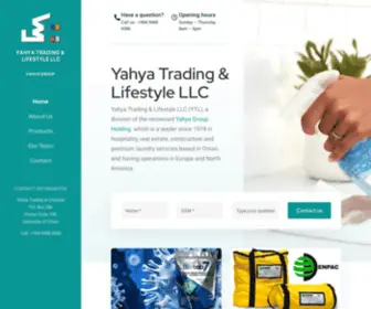 Yahyalifestyle.com(Yahya Trading & Lifestyle LLC) Screenshot