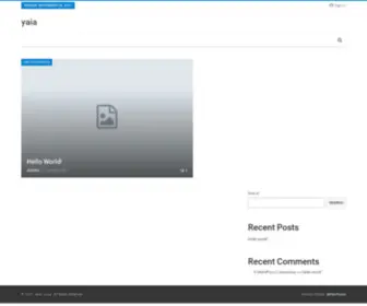 Yaia.site(Just another WordPress site) Screenshot