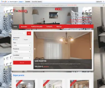 Yainmoinmobiliaria.com(Inmobiliaria Yainmo Vitoria) Screenshot