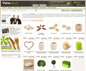 Yakadeco.com(Déco de table de fête) Screenshot